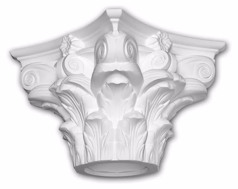 Testa di colonna Profhome 411302 Facciata decorativa in stile corinzio
