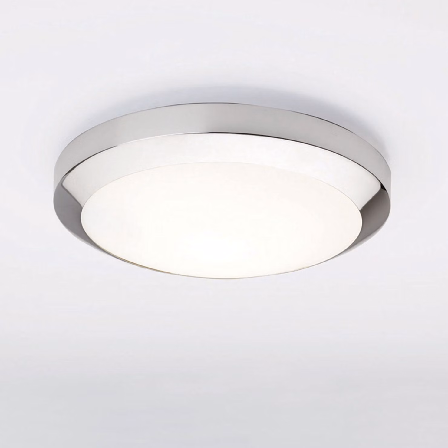 Plafoniera Dakota in cromo Ø 30 cm Plafoniera Lampade