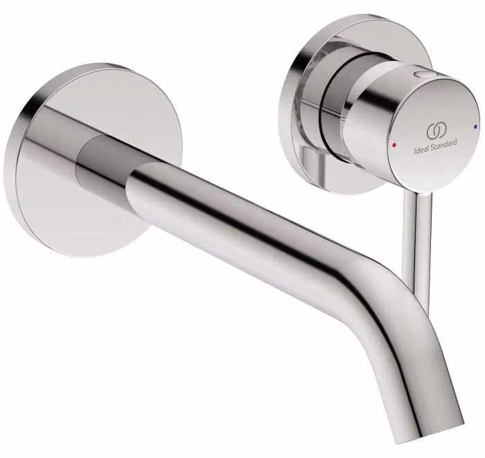 Ideal Standard Ceraline, miscelatore da incasso per lavabo a parete, sporgenza 180 mm A6938AA cromo