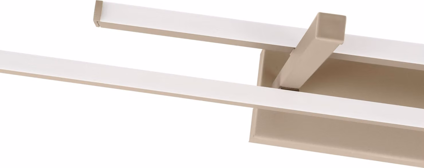 Lampada a soffitto LED EGLO modello Trepiliano, ideale per il soggiorno, il corridoio o la camera da letto. Realizzata in metallo color sabbia, con luce bianco caldo