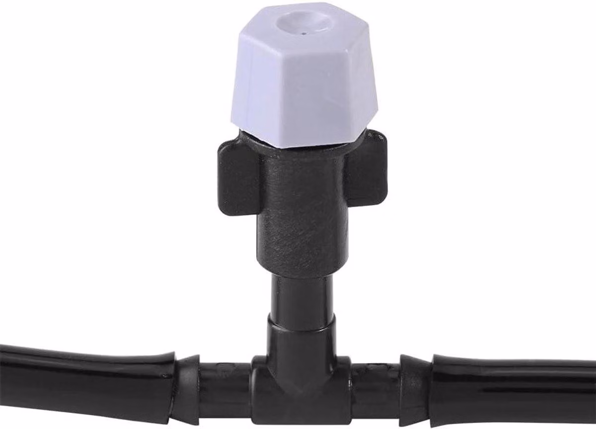 Sistema di raffreddamento a nebulizzazione Tubo flessibile Ugello da giardino Patio Micro Kit di irrigazione (15M)
