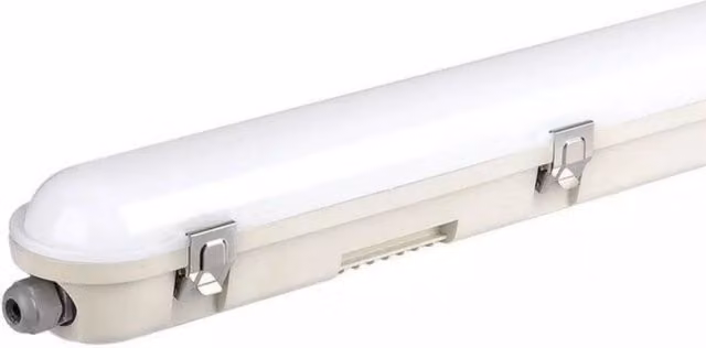 Plafoniera Led 120cm 36W Con Sistema Emergenza Freddo 6400K IP65 120LM/W 4320 lm SKU-2120222
