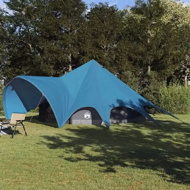 Tenda Teepee per 9 Persone 9 persona Blu e Grigio 42004018