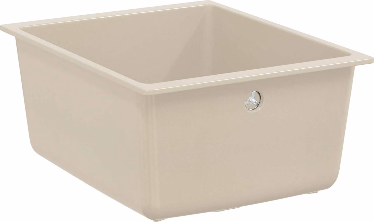 Lavello Beige 370 x 460 mm 80% Quarzo e 20% Resina