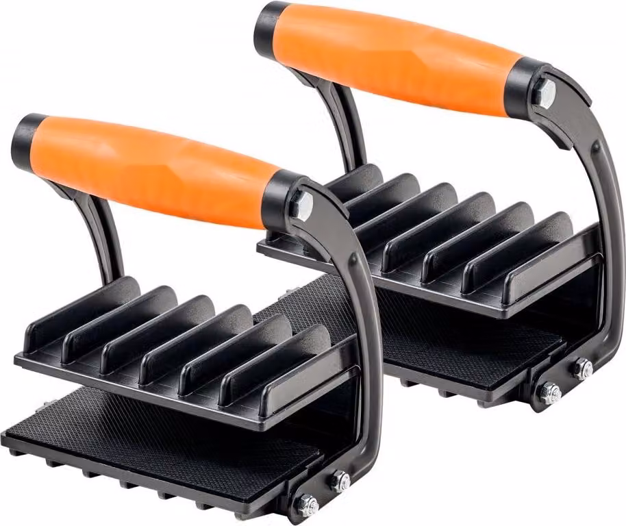 2x supporto per compensato 90kg - Utensili di trasporto per cartongesso - Supporto per pannelli 0-25,4mm - Ottimizzazione del lavoro con il compensato