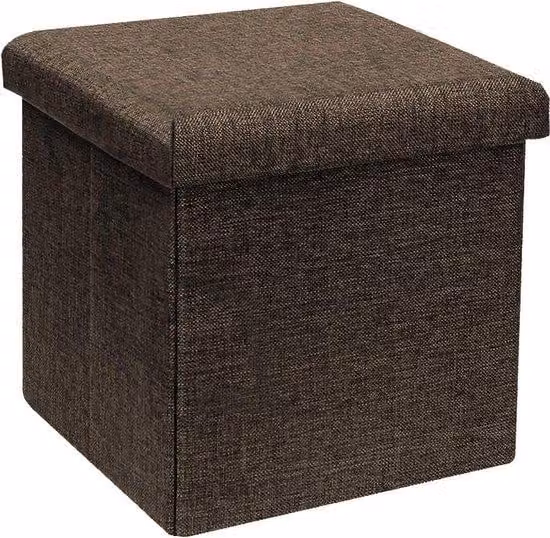 Scatola pieghevole con coperchio 30x30x30 cm, panca portaoggetti