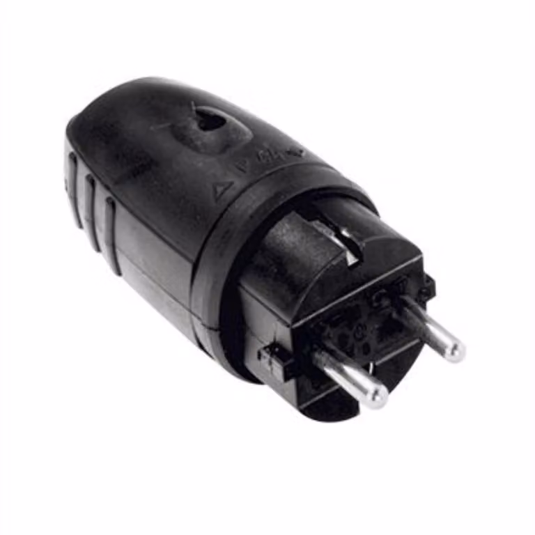Bachmann, conforme alla norma DIN 49441 - Connessione alla rete elettrica - Presa di corrente CEE 7/7 (maschio)