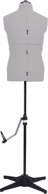 Manichino Maschile Regolabile Grigio e Nero in Plastica Taglia 37-45 CFW5637330
