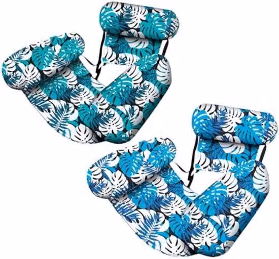 Set di galleggianti gonfiabili per piscina, 2 pezzi - PVC - Ideali per spiaggia e piscina