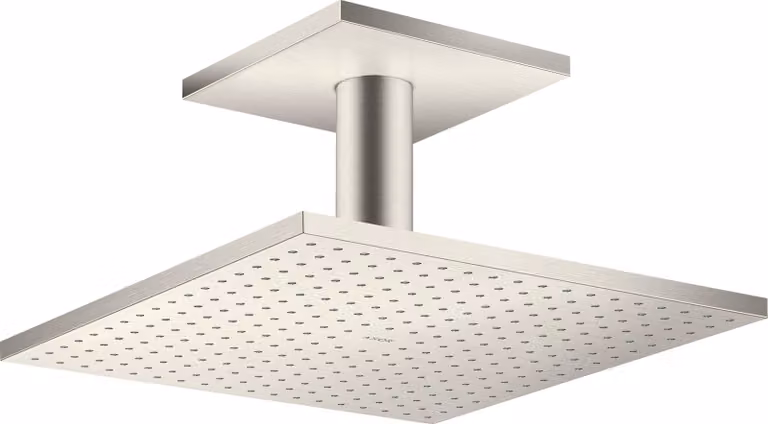 hansgrohe AXOR ShowerSolutions douchette suspendue 300/300 2jet, raccordement au plafond, 35320800, 35320800