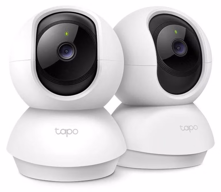 Set di 2 telecamere interne Tapo C210 WLAN 2K con visione notturna a 360 gradi