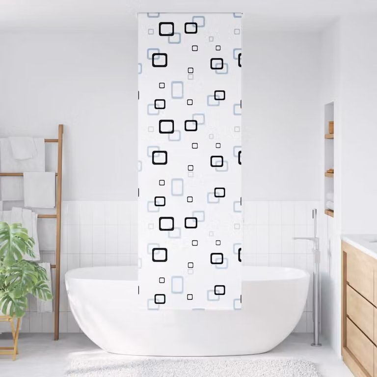 vidaXL Tenda a Rullo Doccia 70x240 cm Larghezza Tessuto 66 cm