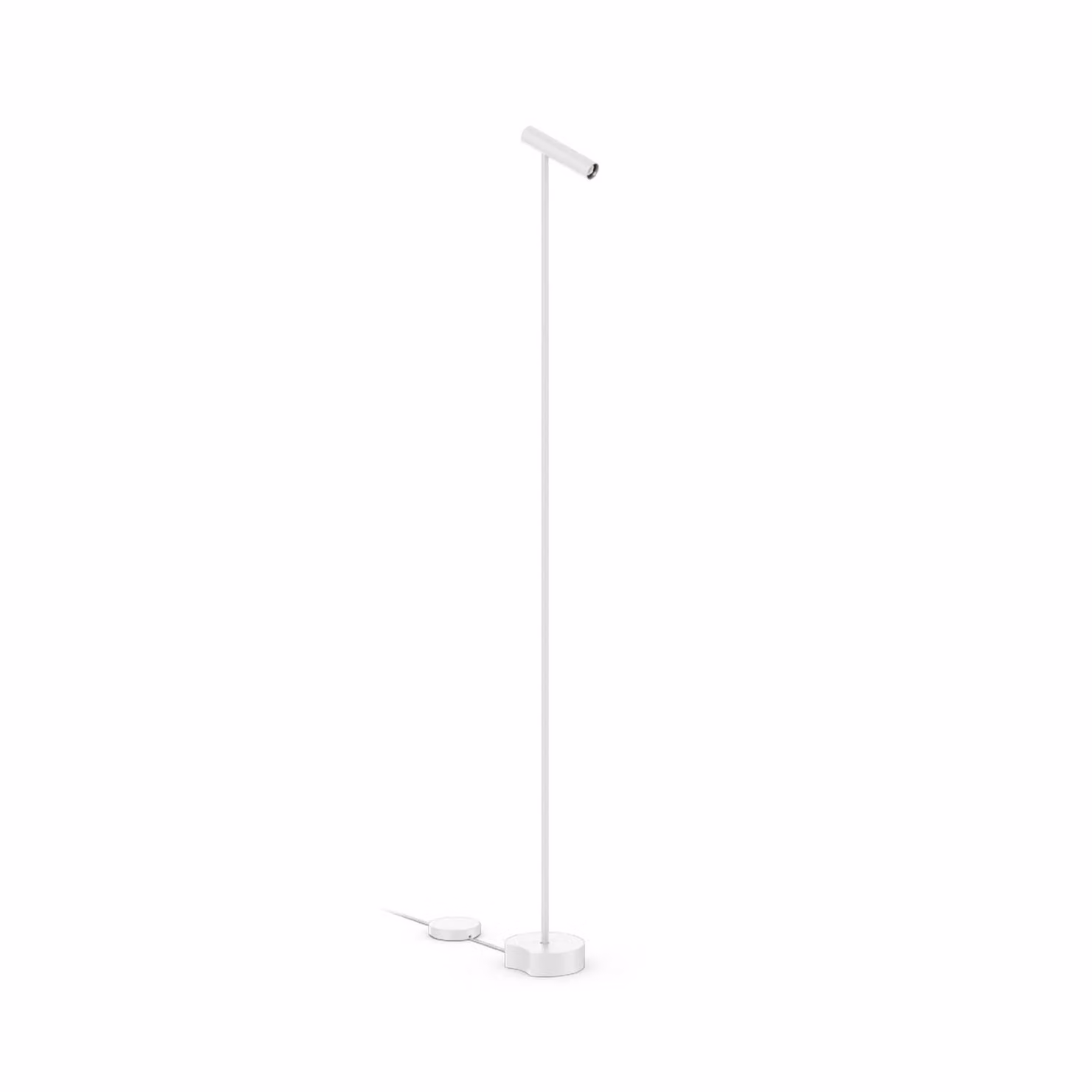 Wever & Ducré Lighting Lampada da terra Match 1.0, dimmerabile, Bianco / Opale, Soggiorno / Sala da pranzo, Alluminio, Moderno, Lampada da terra