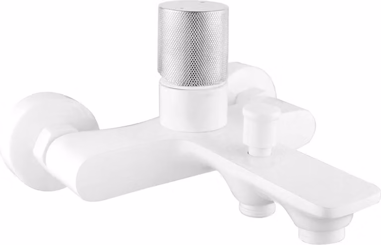 Mexen Royo One rubinetto da bagno, bianco/cromo - 72231-22