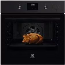 Forno da incasso Electrolux Serie 600 SteamCrisp Pure black Classe A con funzione vapore, Capacità: 72 l, L: 60 cm