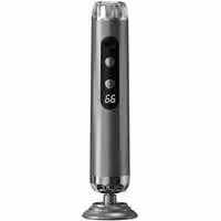 Lima elettrica multifunzione 3-in-1 per unghie e calli, con 50 inserti abrasivi, 5 livelli di velocità, 27000 giri al minuto, ricaricabile, colore grigio