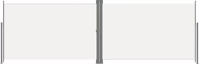 Tenda da sole laterale retrattile beige in poliestere e alluminio L: 600 cm, H: 200 cm
