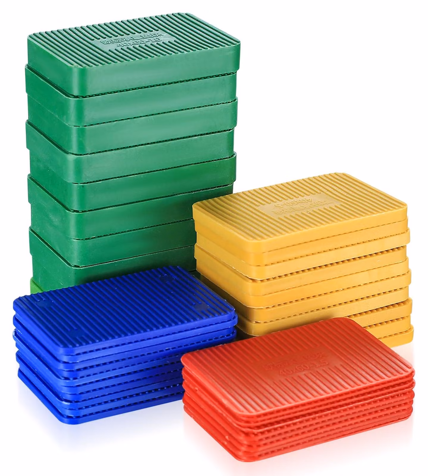 40 cunei in plastica per finestre, cunei piatti per vetri, dimensioni 40 x 60 mm