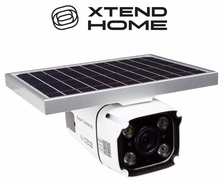 Xtend Home SO120/ Telecamera solare 4G/ 1080p/ 4mm/ IP65/ Solare/ IR fino a 15m/ Tuya SK e SK