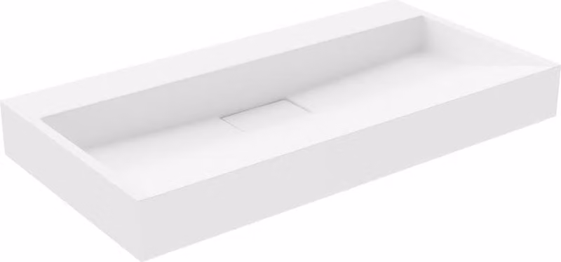 Mexen Ava lavabo da appoggio in conglomerato B/O 90 x 46 cm, bianco - 23019000