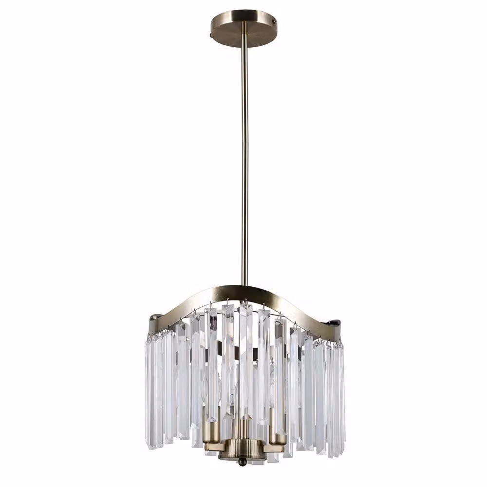 Italux Sabriga lampadario con cristalli bronzo PND-44544-3
