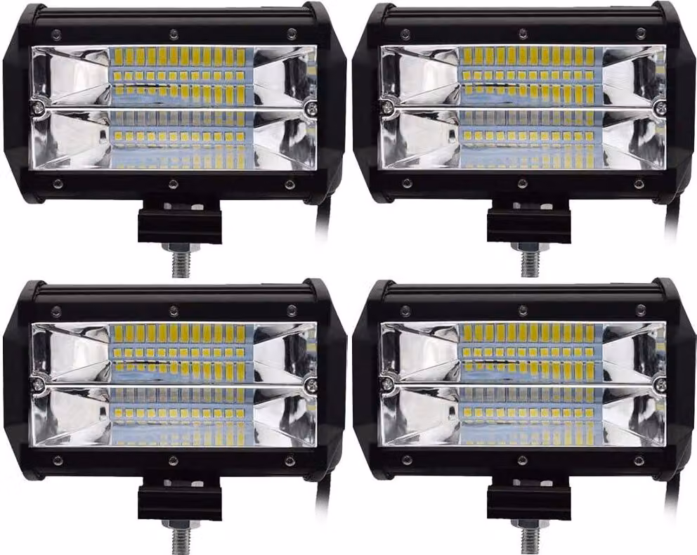 Greenmigo 4X 72W LED fari ausiliari IP67 impermeabile Light Bar 12V 24V LED luce di lavoro offroad auto Faro LED luce di lavoro