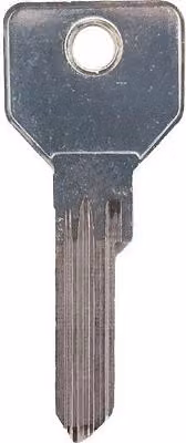 Set di 50 chiavi piatte Hand Cisa 10701 a 5 spine in ottone nichelato color argento