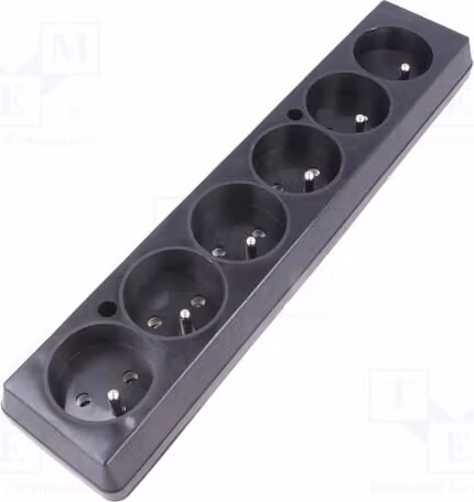1 connettore: per alimentazione AC, femmina, distributore GN-670 CZ, monofase