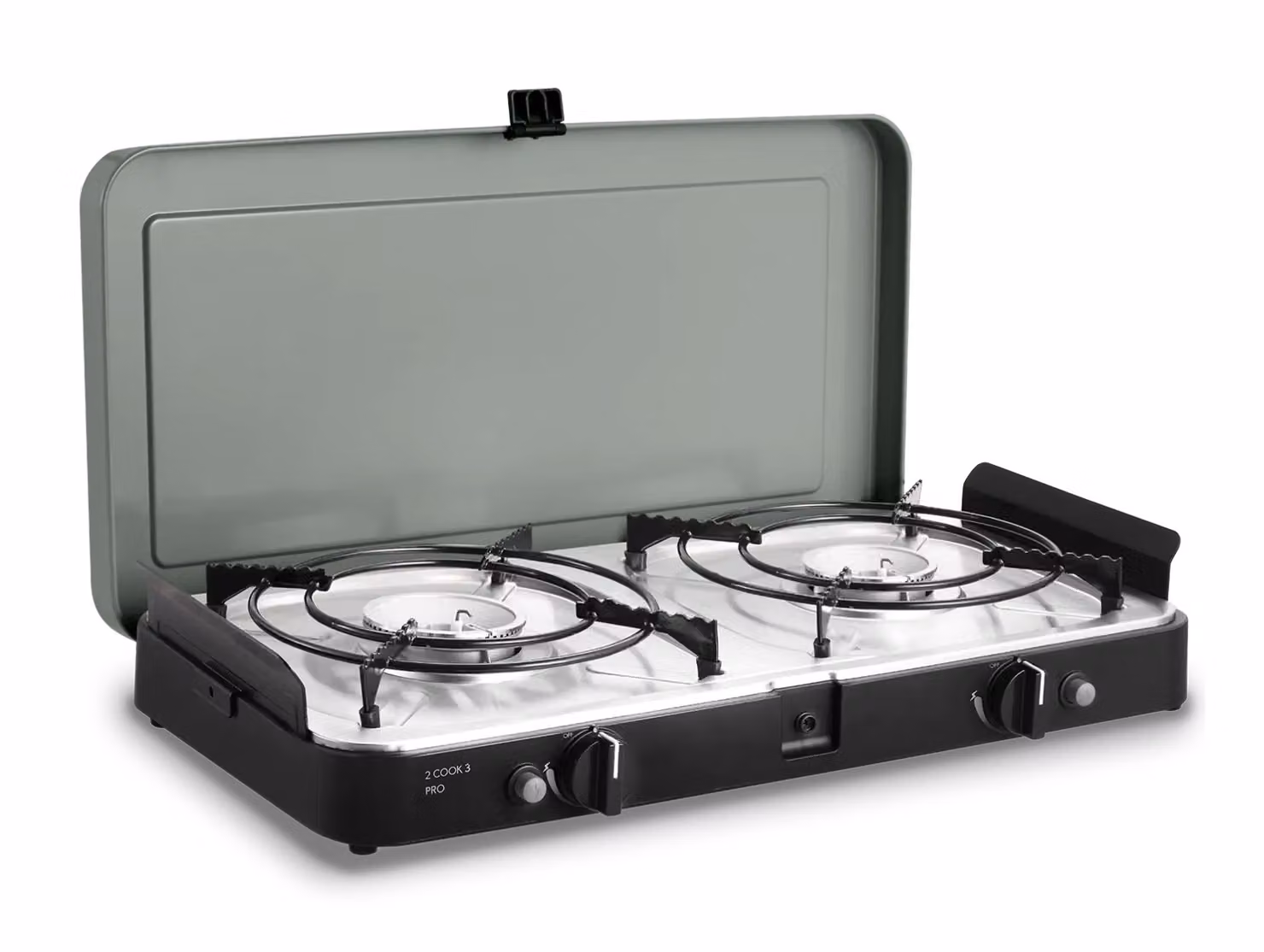 Cadac 2-Cook 3 Pro Stove 50mbar BBQ a gas griglia da tavolo griglia da campeggio 203P1-10-IT