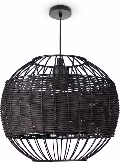 Lampada a sospensione Riha nero
