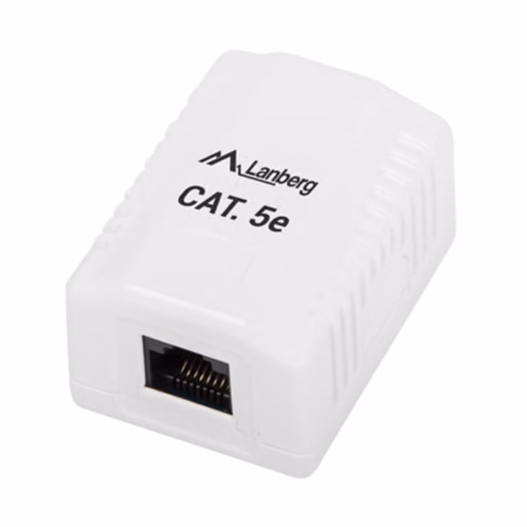 Lanberg OU5-0001-W outlet box RJ-45 White