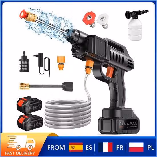 Lavatrice multispray autoaspirante al litio da 48 V