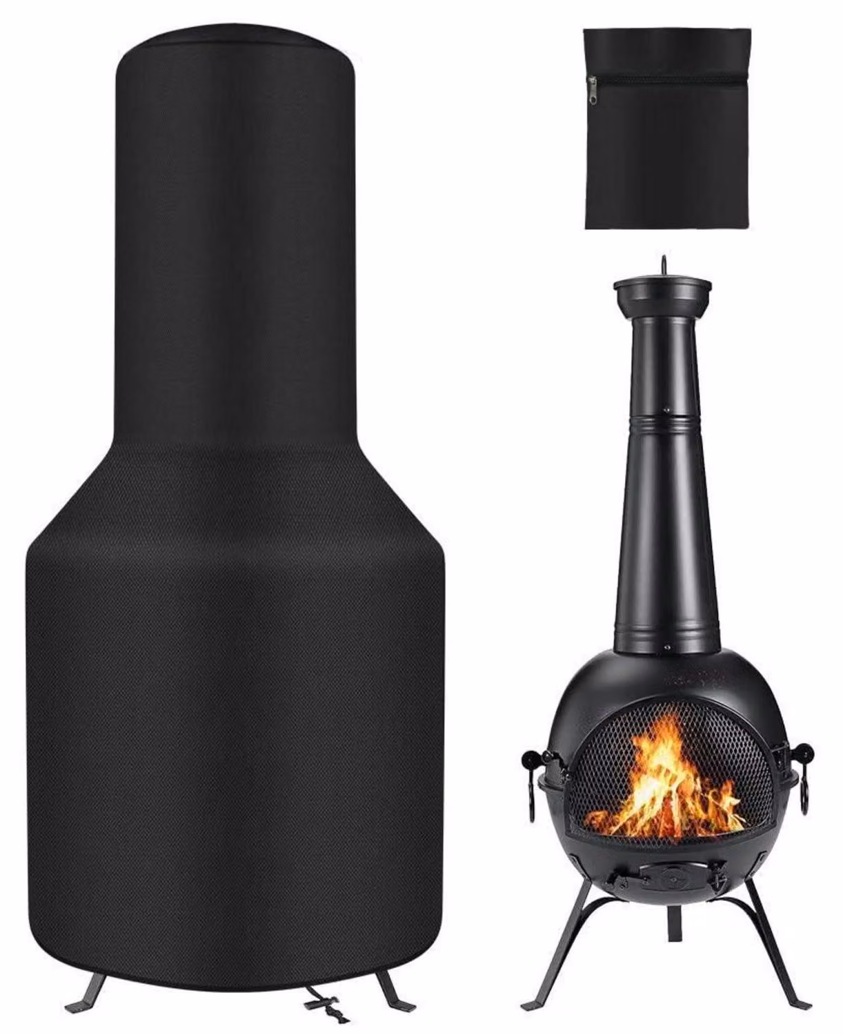 Copertura protettiva impermeabile per riscaldatori da esterno, resistente al vento e ai raggi UV, dimensioni 122 x 61 x 29 cm