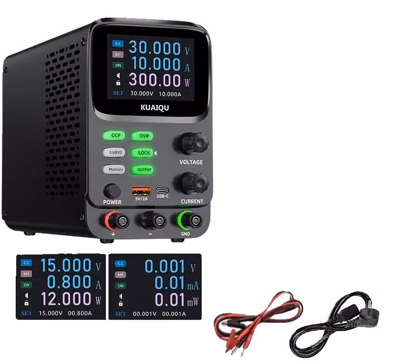 Alimentazione elettrica, display ad alta precisione, utilizzo versatile, 30 V 5 A, spina UE da 220 V