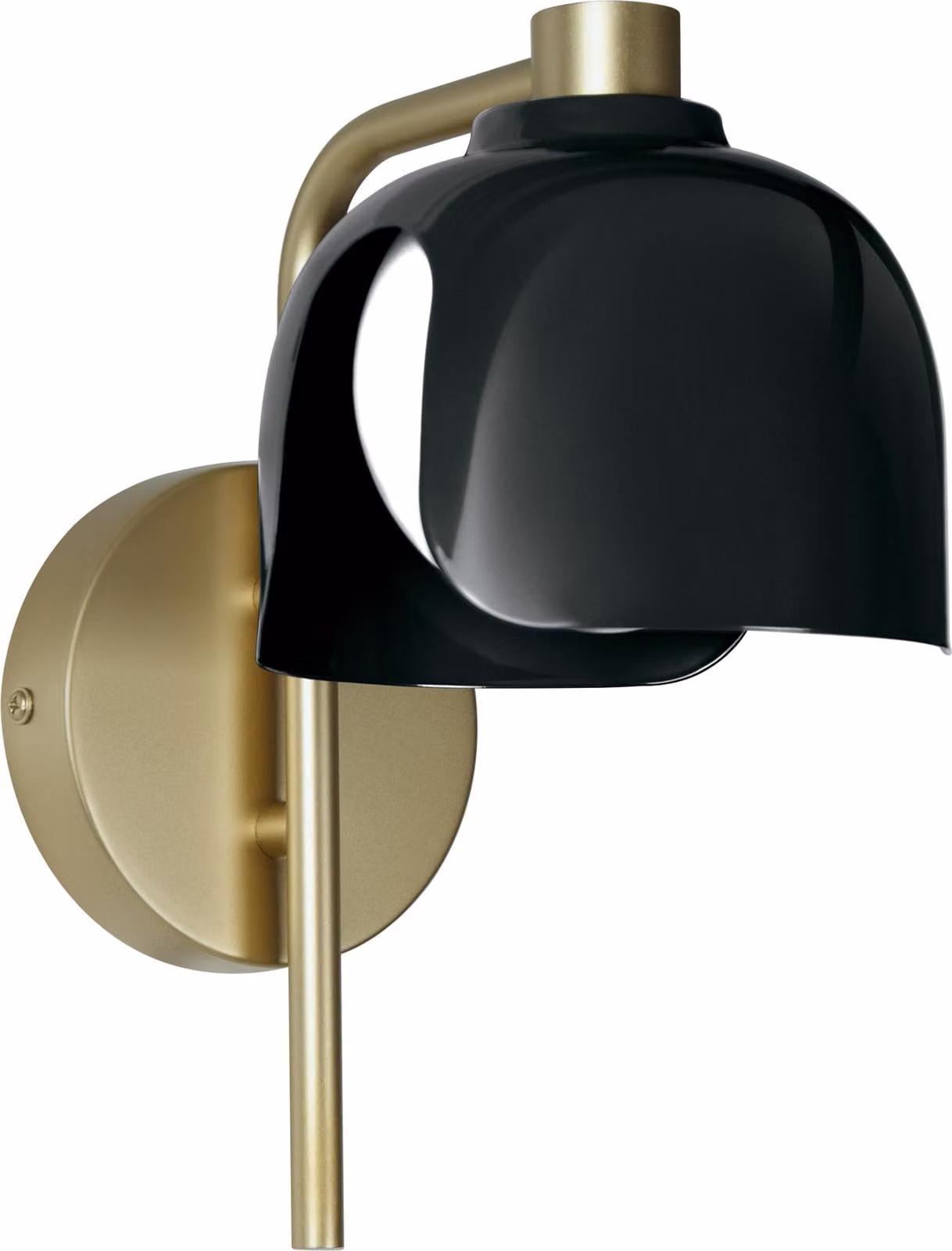 OSRAM Decor Corolle Applique da parete, vetro metallico nero, attacco G9, cavo tessile, stile retrò