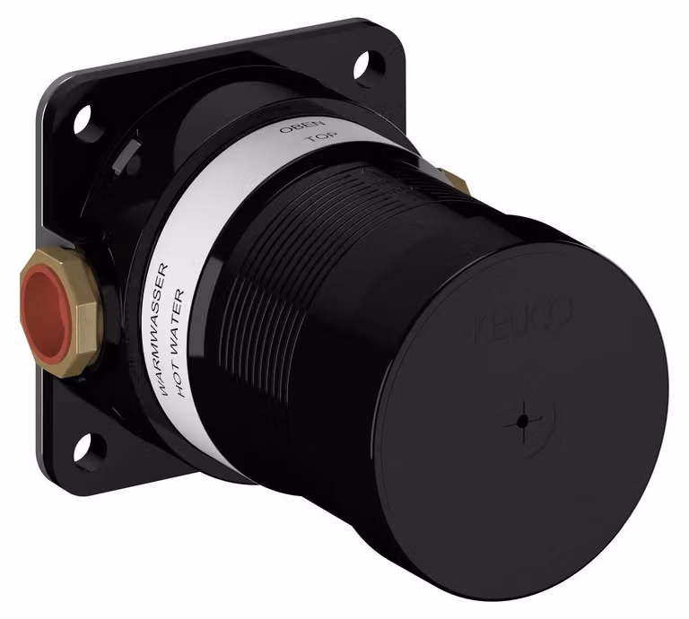 KEUCO IXMO corps de base pour robinetterie de douche thermostatique encastrée avec raccord de flexible, 59554000170, 59554000170