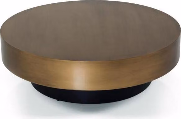 Couchtisch Design Tische Wohnzimmer möbel Luxus Edelstahl gold Runder Tisch