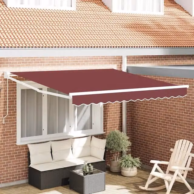 Tenda da Sole Retrattile Manuale-Tenda parasole per Patio Bord¨° 300x250 cm 743512