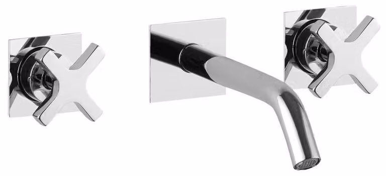 TRAX Miscelatore per lavabo a 3 fori, cromo