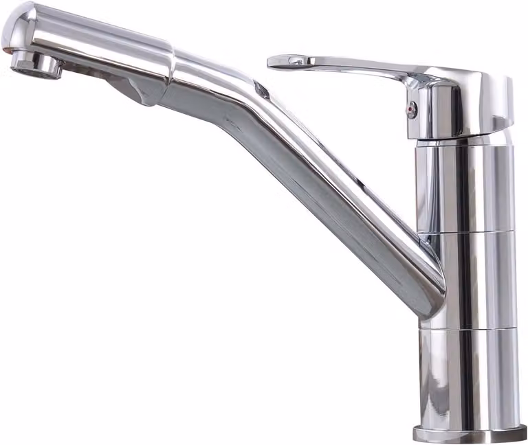 Miscelatore monocomando per cucina, con cartuccia in Vetroceramica, girevole a 360°, cromato, per l'uso in cucina