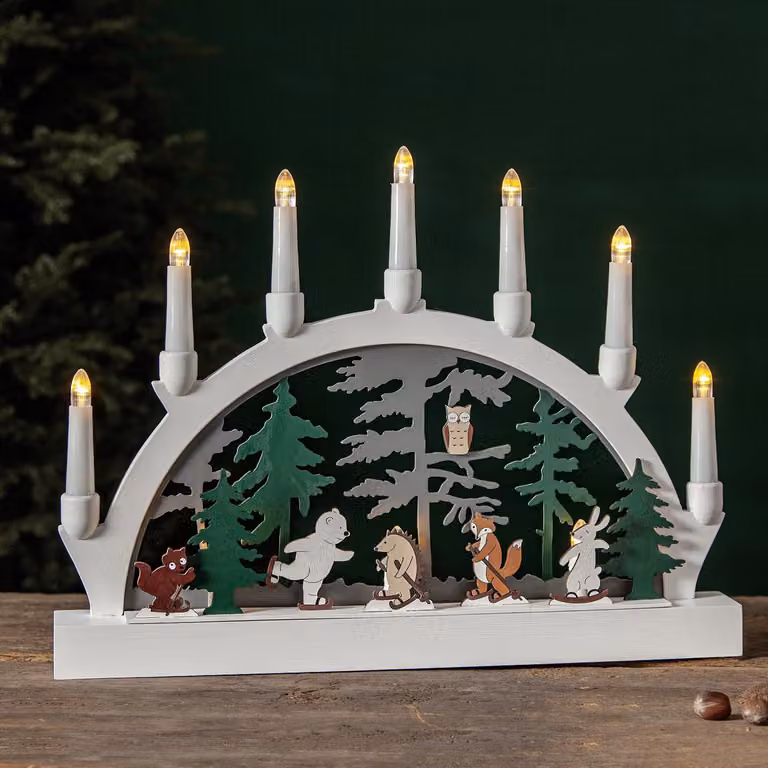 Star Trading 271-88, figura decorativa luminosa, multicolore, 10 lampadine, LED, 0,3 W, luce bianca calda