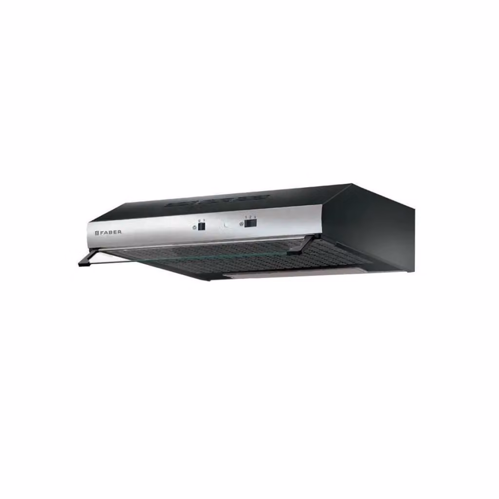 Cappa da incasso sottopensile Faber TCH04 SS18A 741 in acciaio inox nero, aspirazione o ricircolo, 295 m³/h, Classe C, 69 dB – 2