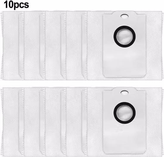 Set da 10 sacchetti a strappo - Per aspirapolvere Immortal Home - Riutilizzabili - Sacchetti filtro in tessuto