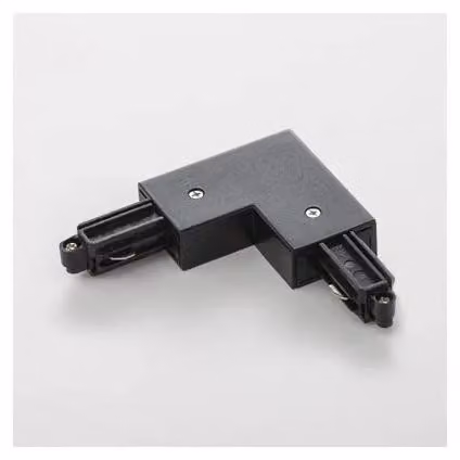 ARELUX MINITRACK 1c L – Connessione e alimentazione laterale – Argento – (colore: argento)
