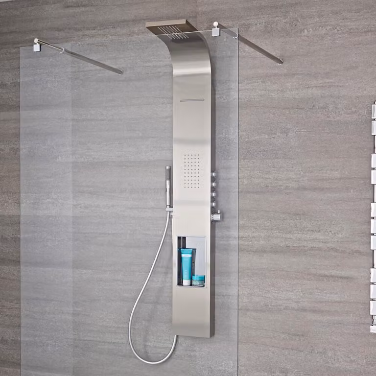 Pannello Doccia Termostatico Idromassaggio 4 Vie con Mensola - Esperienza SPA - Vista