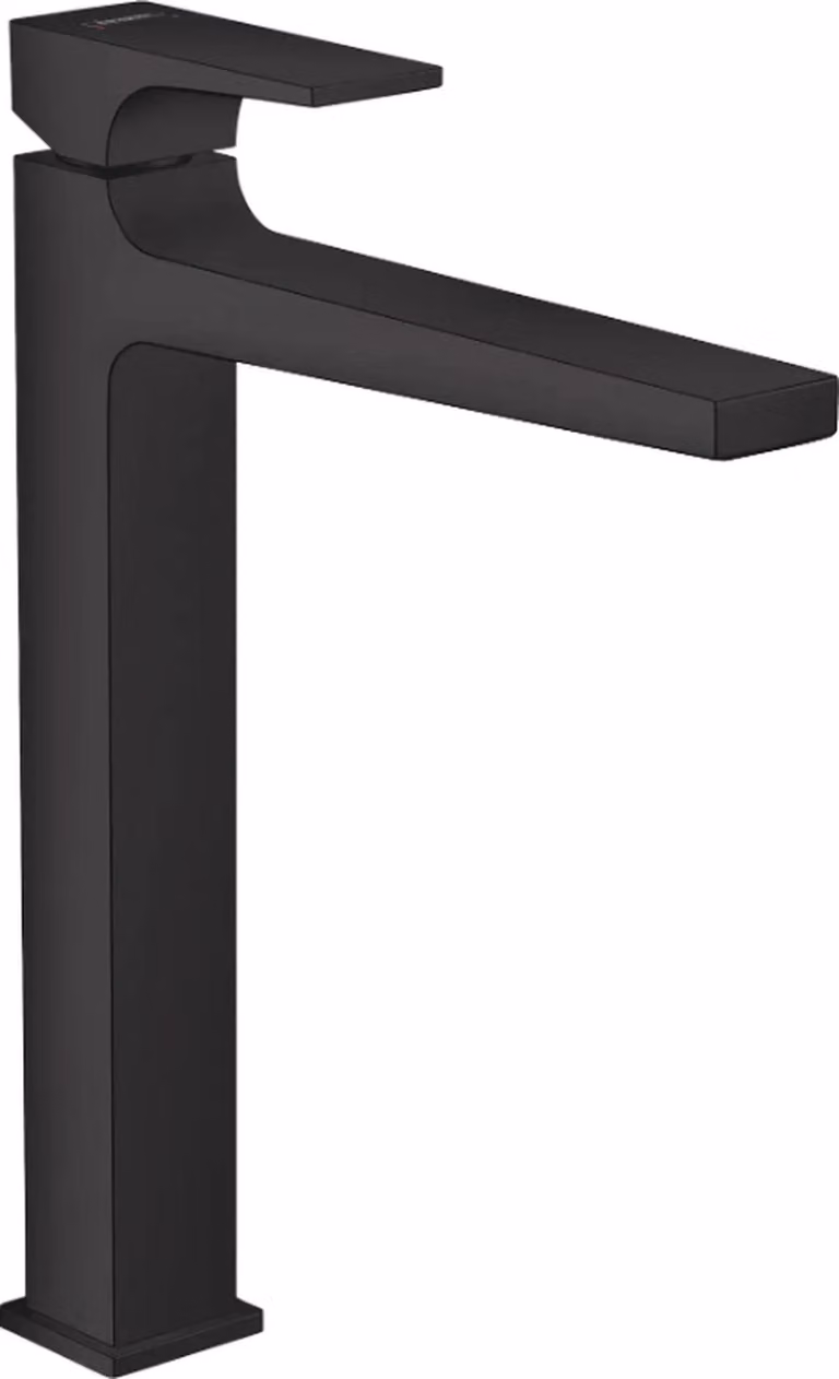 Miscelatore lavabo hansgrohe Metropol 260 con dispositivo di scarico push-open, nero opaco, 1 pz.
