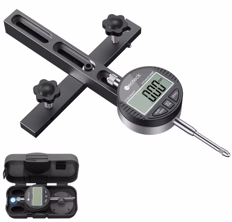 Cronometro digitale da 25,4 mm per l'allineamento e la calibrazione di macchinari da officina