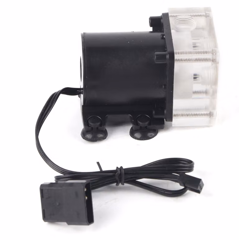 Pompa per sistemi di raffreddamento a liquido per CPU, silenziosa e con una lunga durata, per PC, portata di 500 l/h