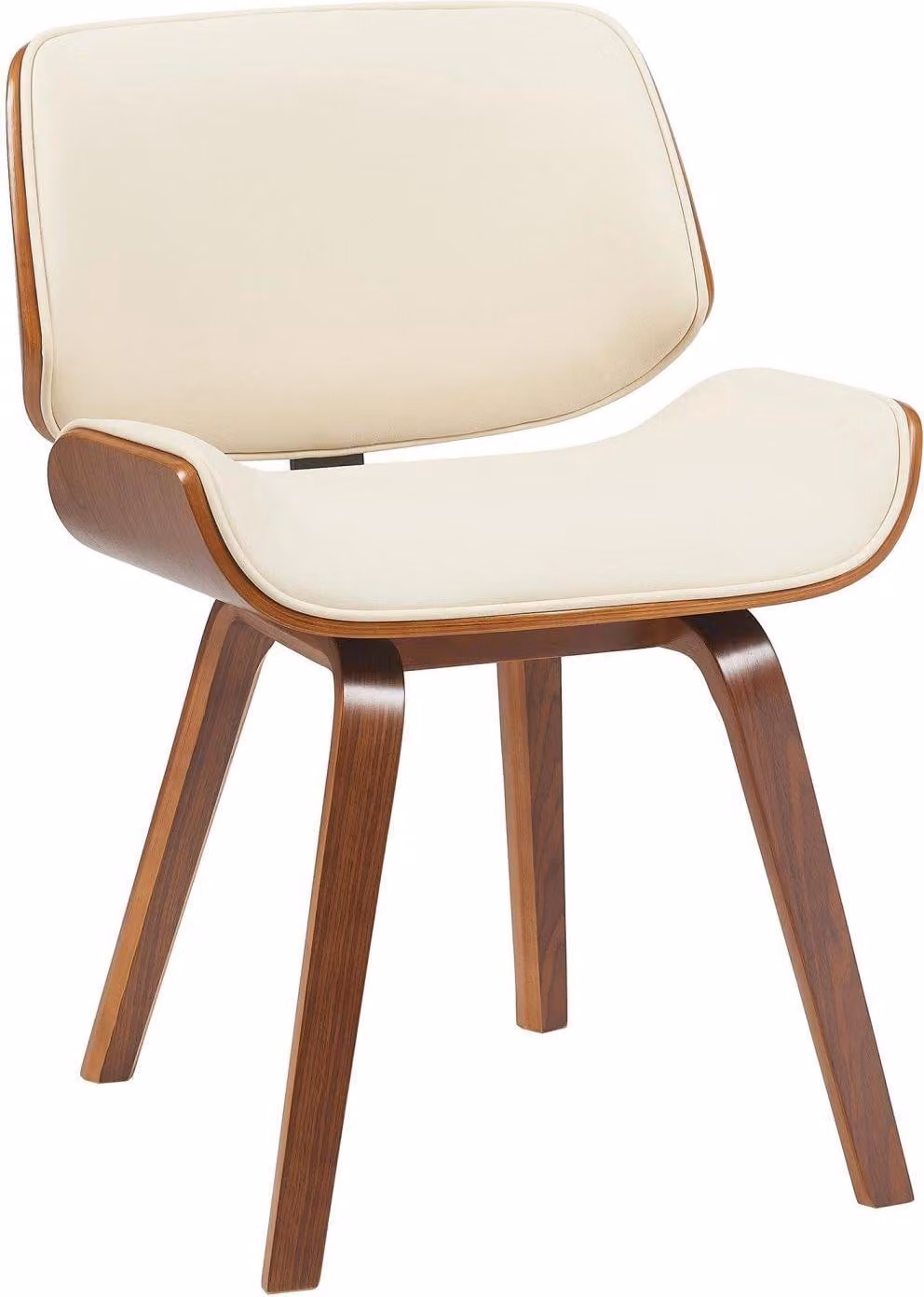 Sedia da pranzo retrò in Pelle finta - Sedia di design - Elevato comfort di seduta