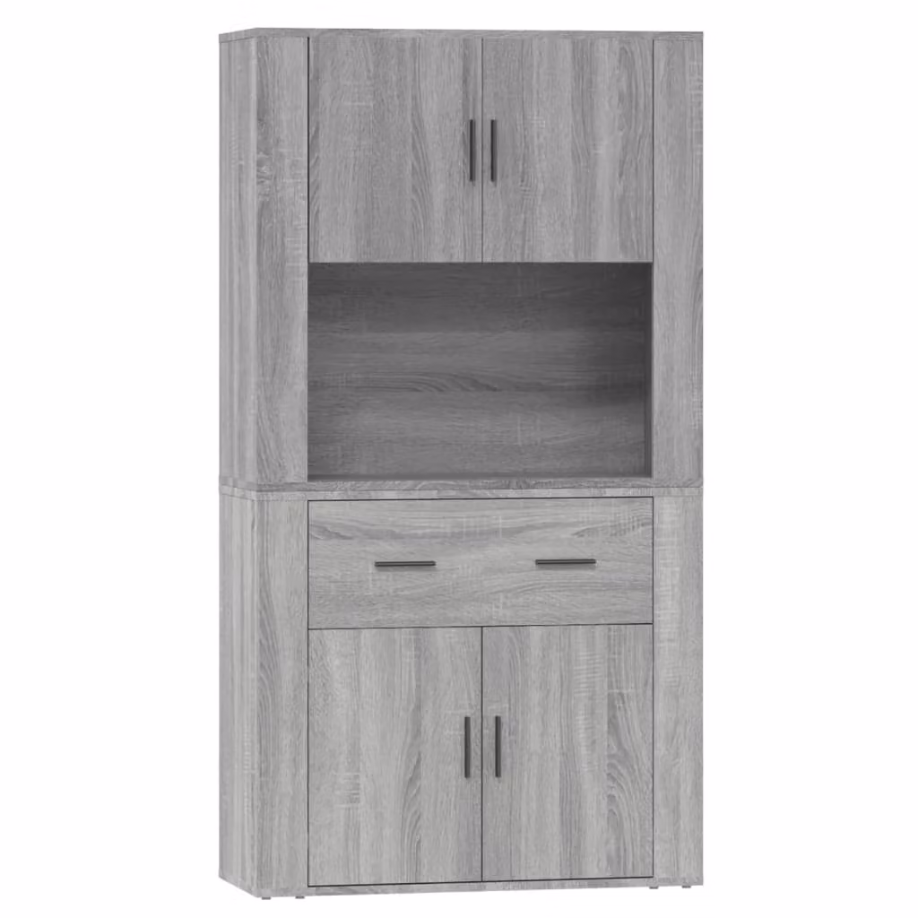 Credenza Grigio Sonoma in Legno Multistrato